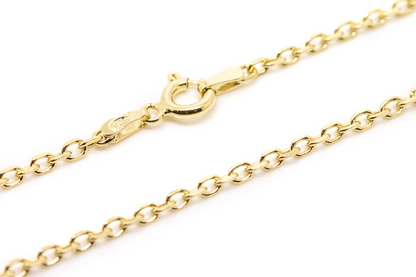 17.5" (45cm) Gold Plated Anchor Chain