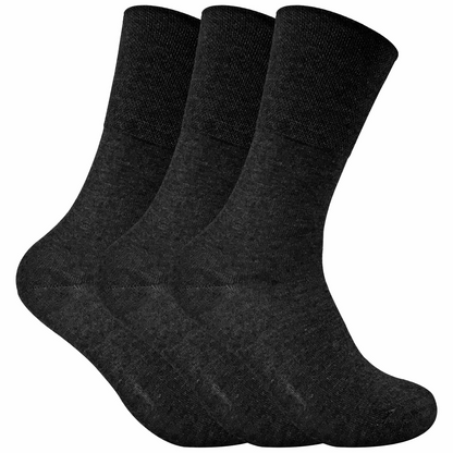3 Pairs Ladies Non Elastic Thermal Diabetic Socks
