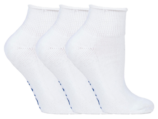 3 Pairs Ankle Diabetic Socks for Swollen Legs