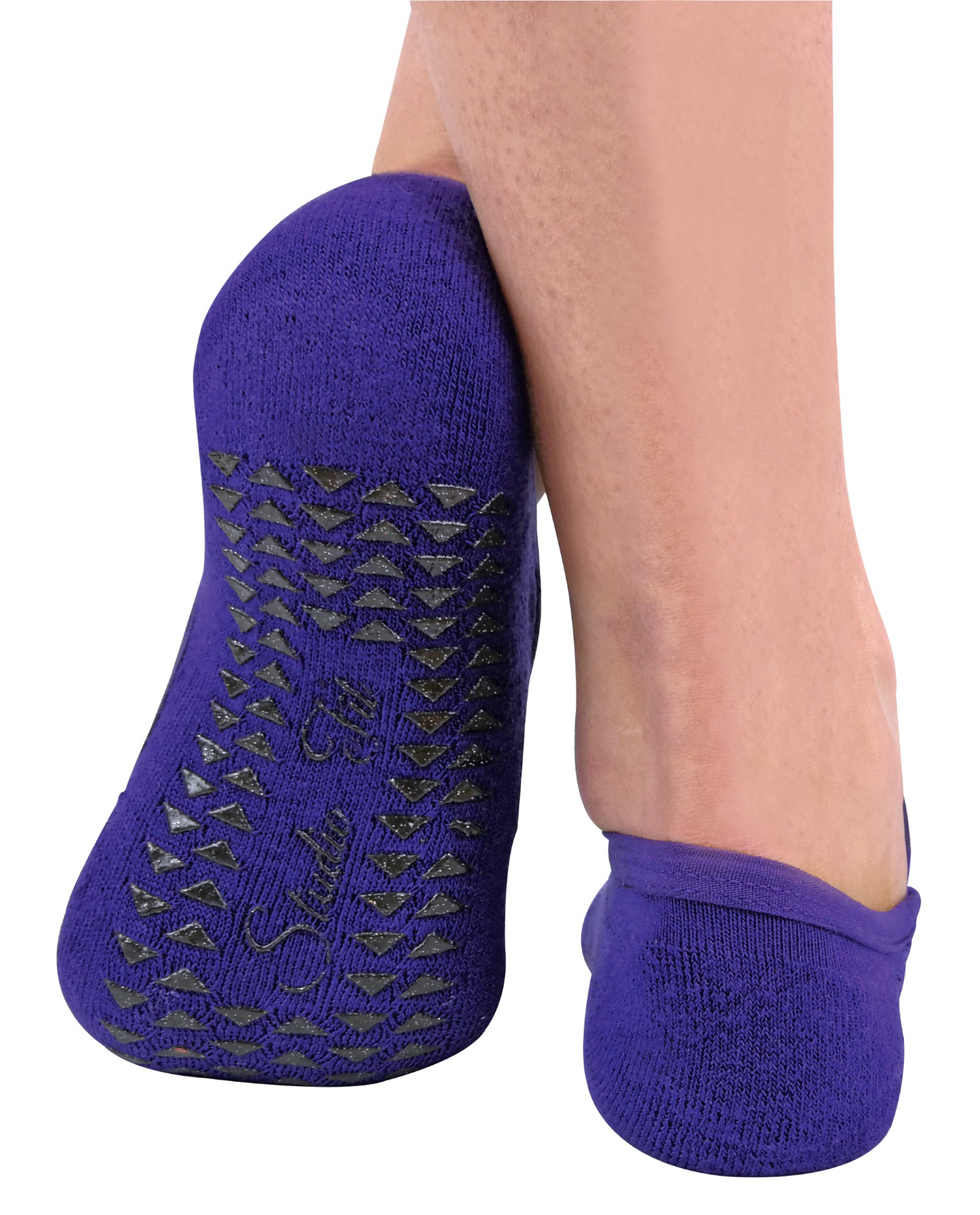 2 Pairs Ladies Non Slip Yoga Socks with Strap