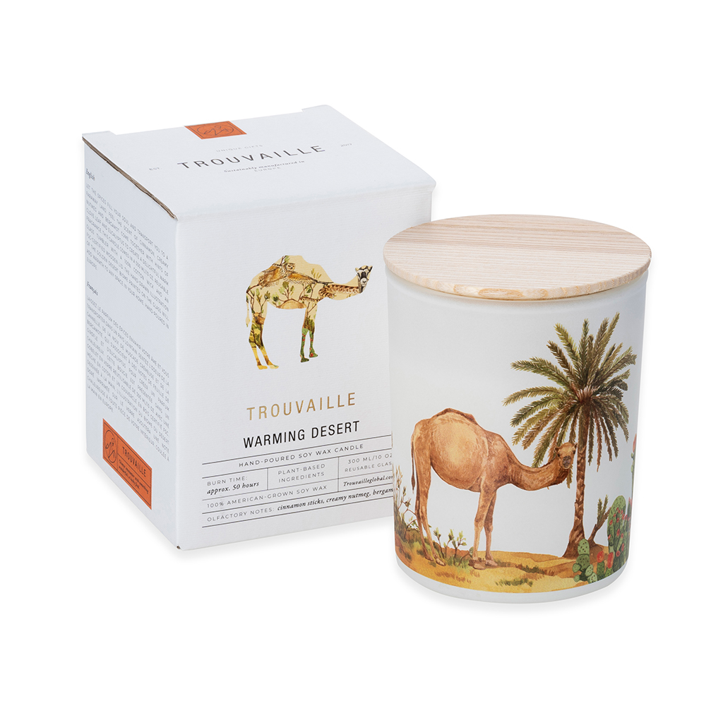 Save The Planet Scented Soy Wax Candle: Warming Desert
