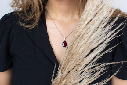 Cherry Amber ELEMENT Pendant Necklace