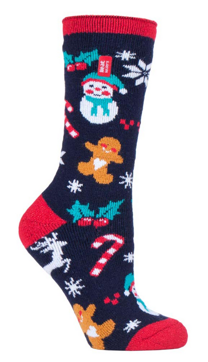 Ladies Lightweight Thermal Christmas Socks