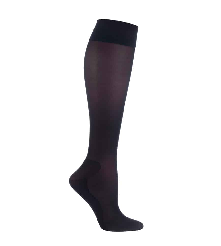 Ladies 80 Denier Knee High Flight Socks for DVT