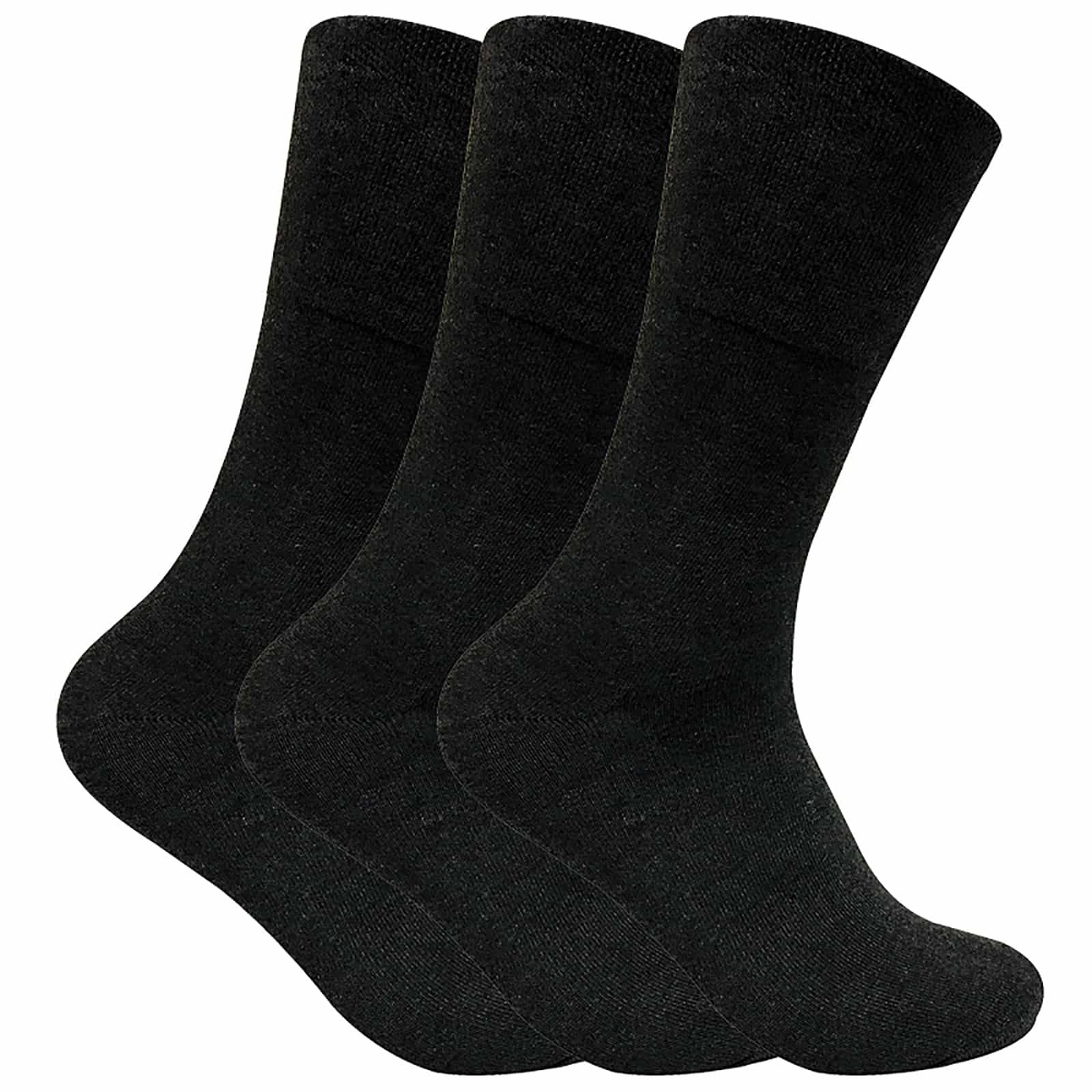 3 Pairs Mens Non Elastic Thermal Diabetic Socks