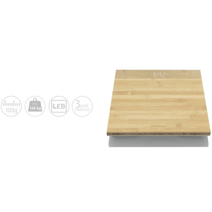 Medisana Personal Scale Bamboo PS 440 Brown