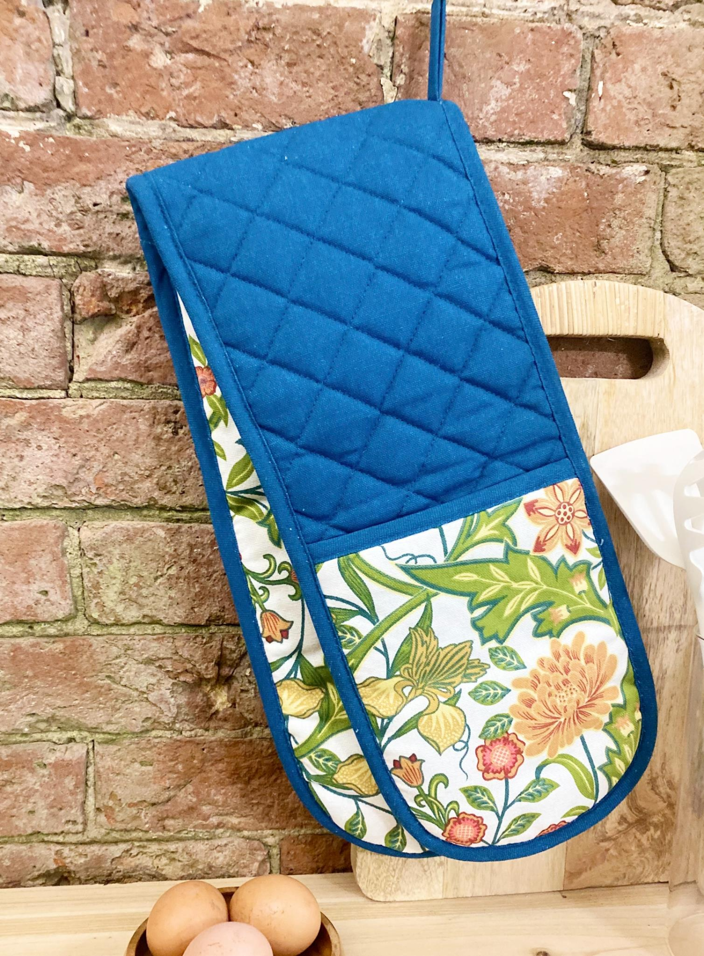 Blue Sussex Double Oven Glove
