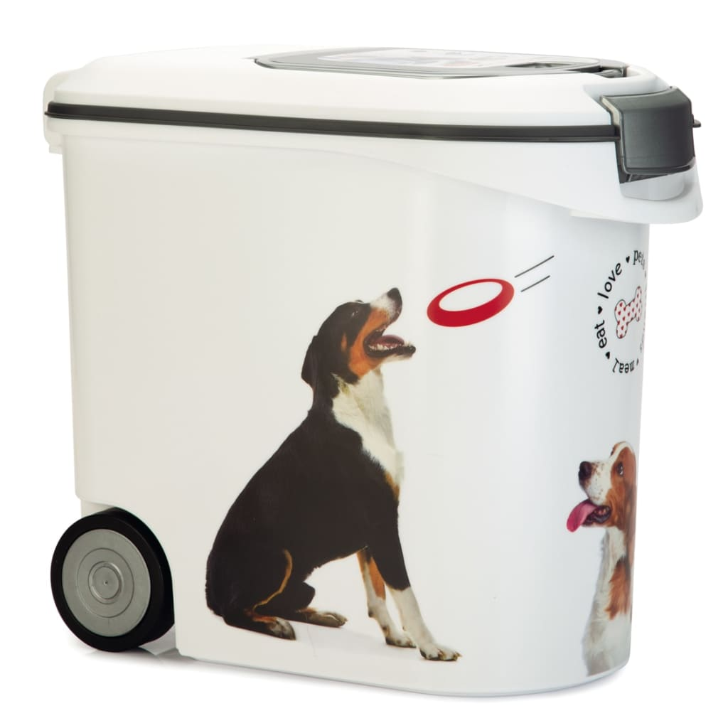 Curver Pet Food Container Dog with Wheels 35L