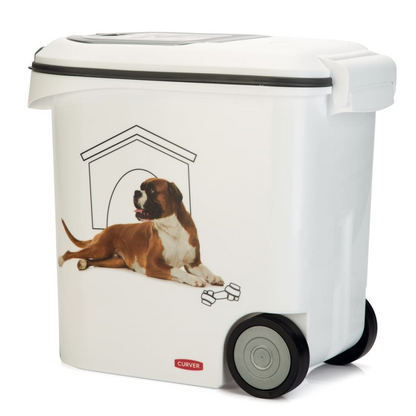 Curver Pet Food Container Dog with Wheels 35L