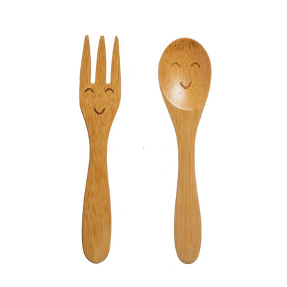 Kids Bamboo Cutlery - Set of 2