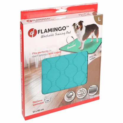 FLAMINGO Washable Non-slip Pet Training Pad Patsy L Green