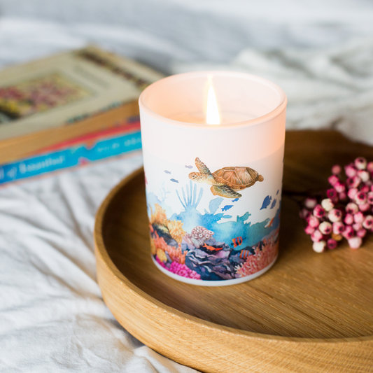 Save The Planet Scented Soy Wax Candle: Invigorating Marine