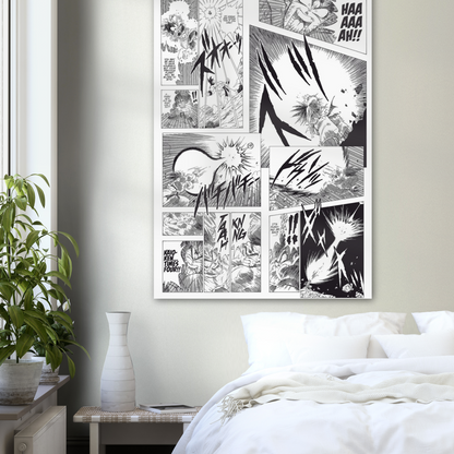 Dragonball Z - Manga Poster Print Goku VS Vegeta