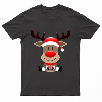 Adults XMS2 "Sitting Reindeer" T-Shirt